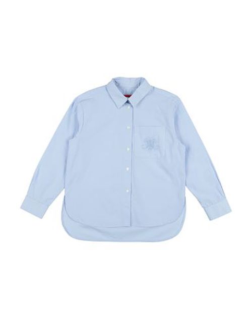 Kid Girl Shirt Light blue Size 10 Cotton