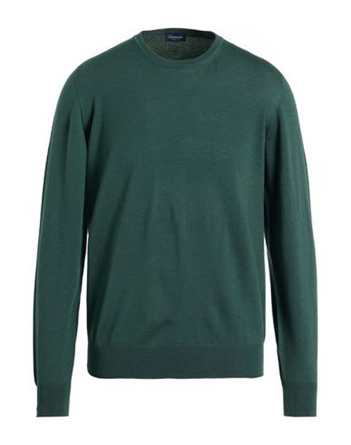 Man Sweater Green Size 34 Merino Wool