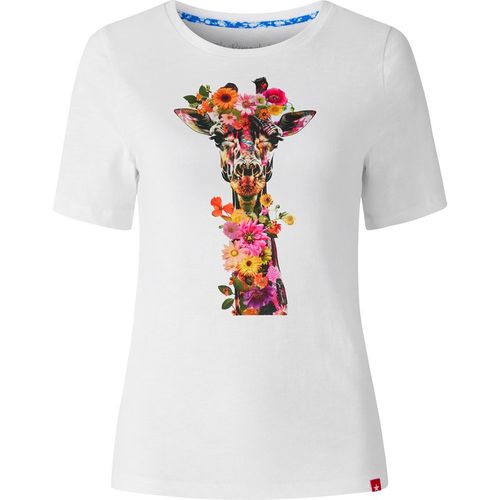 JB Floral Fancy Giraffe Graphic Tee