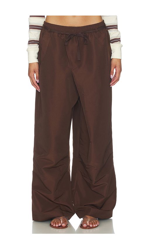 LIONESS Signora Pant in Chocolate. L. Also in M, S, XL