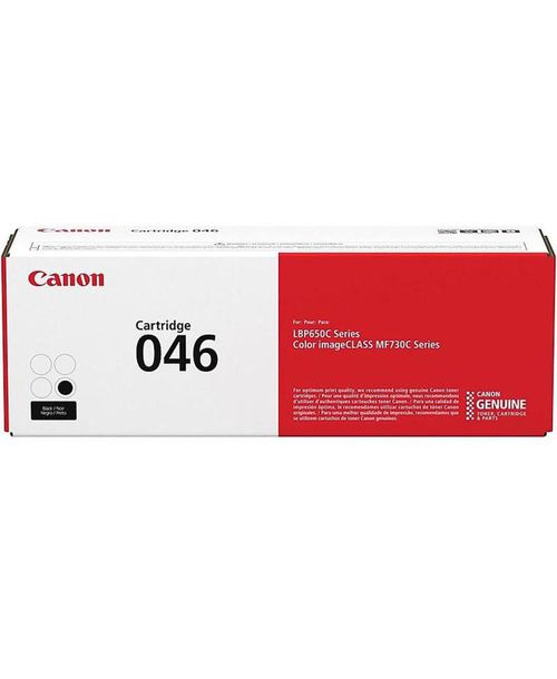 Black 046 Standard Capacity Laser Toner Cartridge for Color imageCLASS LBP650C and MF730C Series Printer, 2200 Page Yield - Black