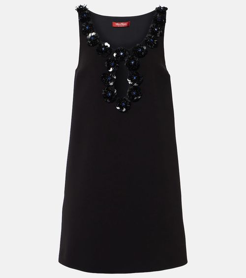 Delis sequined cutout crêpe minidress