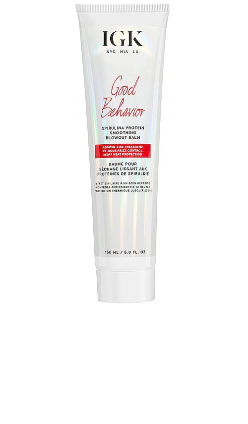 IGK Good Behavior Spirulina Protein Smoothing Blowout Balm in Beauty: NA