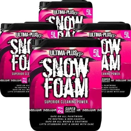 Ultima Plus XP Ultima-Plus XP Snow Foam Car Shampoo pH Neutral Wash - Super Thick Foam Pre-Wash - Bubblegum Fragrance