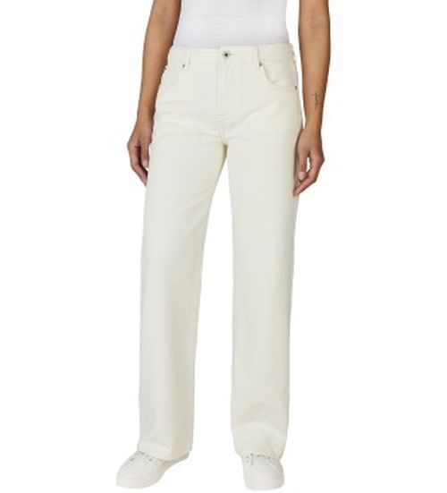 Pepe Jeans for woman. PL204699TB7 Jeans Loose St Hazel white (26/30), Casual, Cotton, Denim