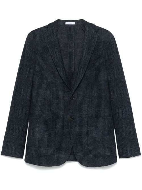 Checked blazer - Blue