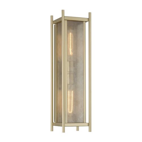 Jacobs 2-Light Outdoor Wall Lantern in Serene Bra