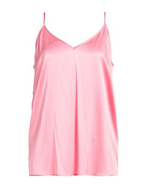 (the Mercer) N. y. Woman Top Pink Size 6 Silk, Elastane