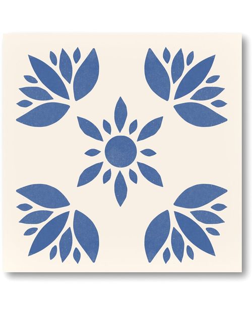 A Trip To Greece Tile Canvas Wall Art