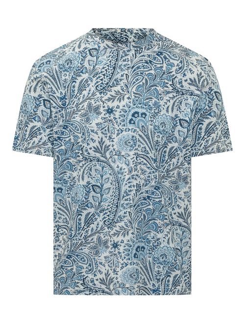 Light Blue Printed T-Shirt