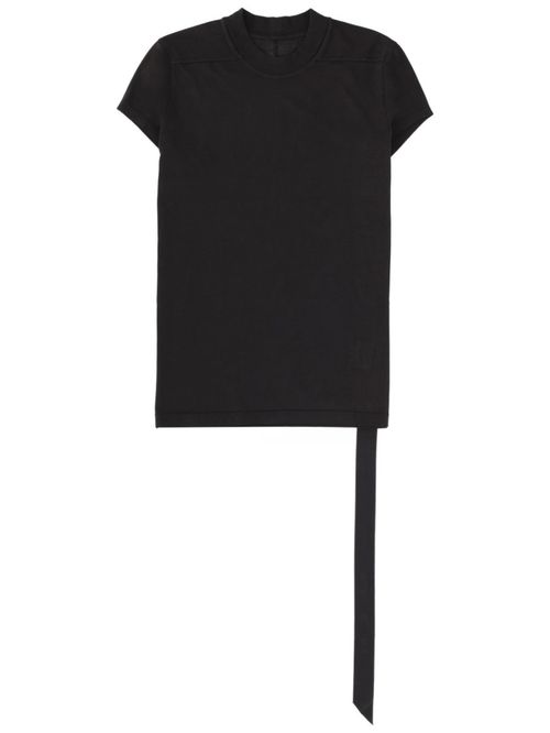 Black Solid Crew Neck T-Shirt