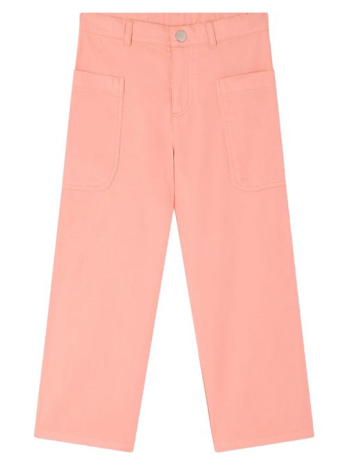 Looping Wide-Leg Trousers In Organic Cotton