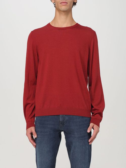 Sweater Men color Ruby