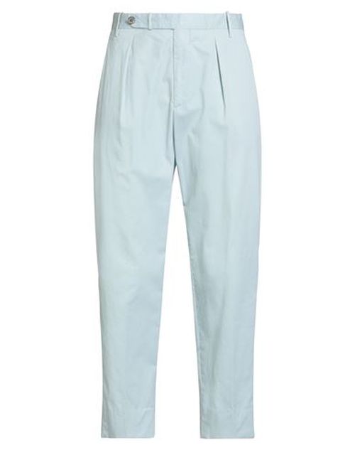 Man Pants Sky blue Size 30 Cotton, Elastane