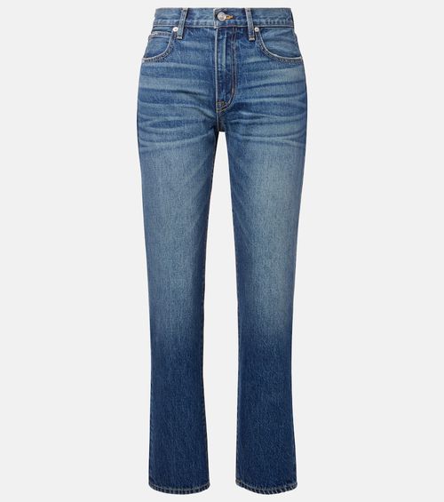 Amber mid-rise slim jeans
