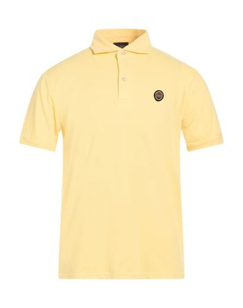 Man Polo shirt Yellow Size S Cotton