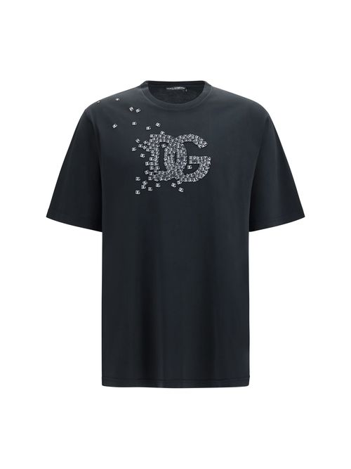 Logo-Embellished Cotton T-Shirt — Black