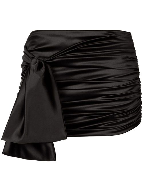 - Silk Mini Skirt