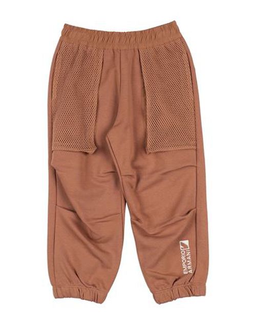 Kid Boy Pants Brown Size 10 Cotton, Polyester, Polyamide