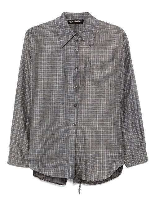 OUR LEGACY Apron shirt - Blue