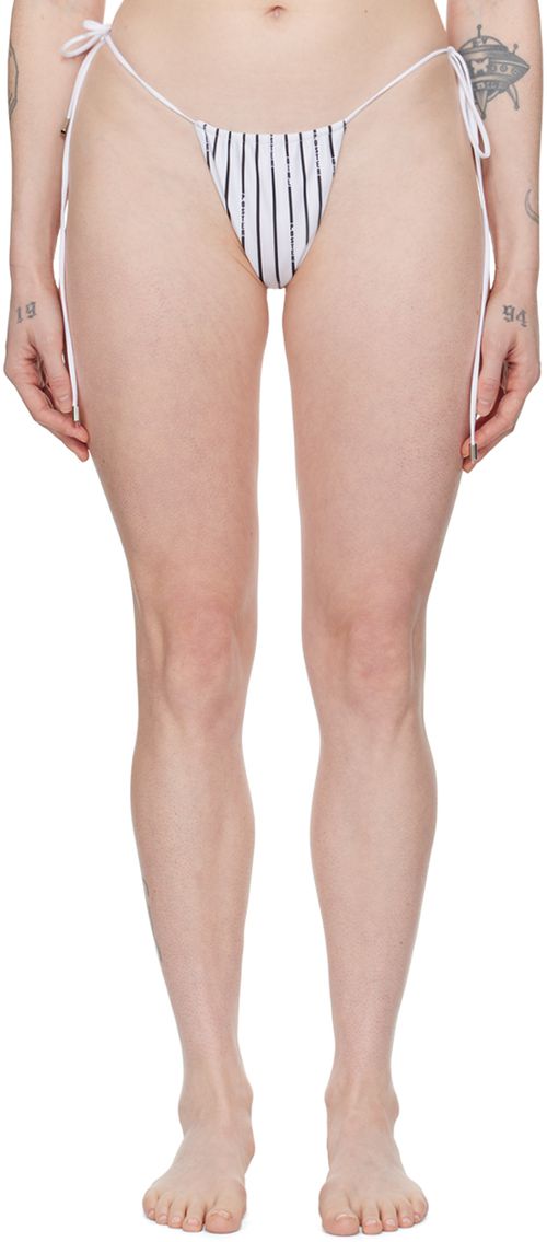 Poster Girl White & Black Woods Reversible Bikini Bottom