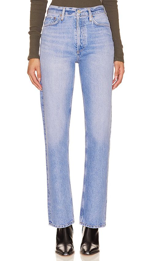 AGOLDE 90's Pinch Waist Straight Jeans in Infinite - Denim-Light. 29 also , 31, 32