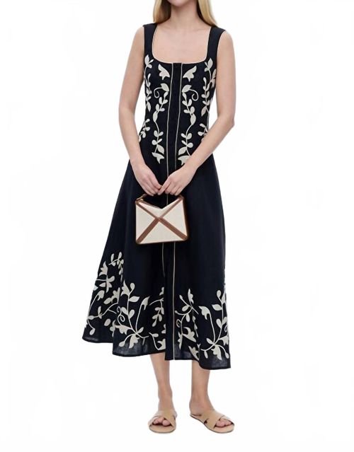 Mila Midi Dress In Black