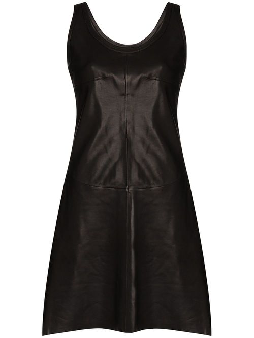 Sleeveless mini dress - Black