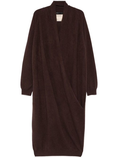 Cashmere maxi dress - Brown