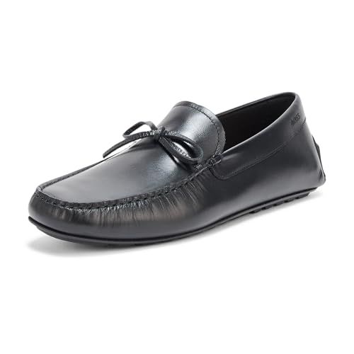 BOSS  Noel Leather Moccasin Loafers