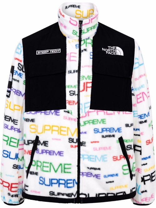 X The North Face fleece jacket - White