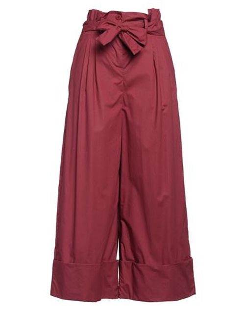Caractère Woman Pants Garnet Size 4 Cotton