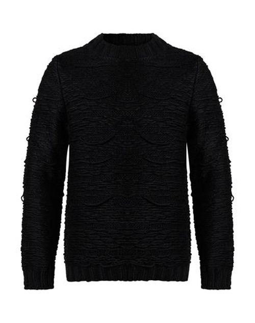 Man Sweater Black Size L Acrylic, Alpaca wool, Wool
