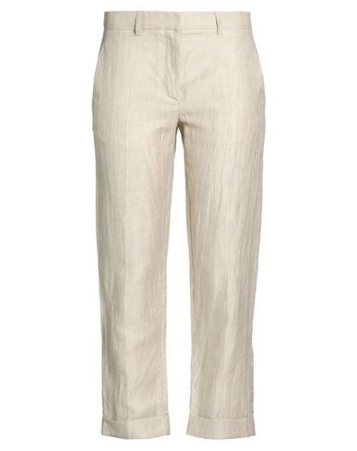 Woman Pants Sage green Size 4 Linen, Polyamide