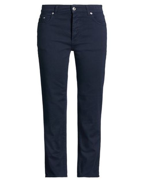 Woman Pants Midnight blue Size 27 Cotton, Elastane