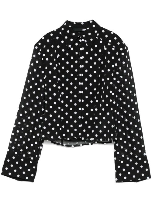 Chiffon shirt - Black