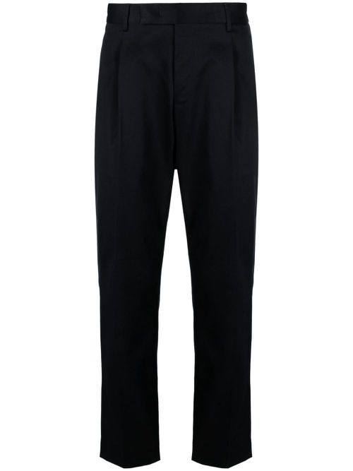 Tapered-leg chino trousers - Blue
