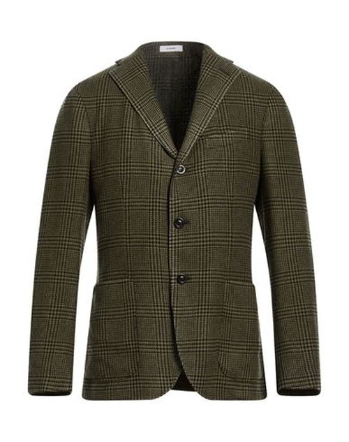 Man Blazer Military green Size 38 Virgin Wool, Cashmere