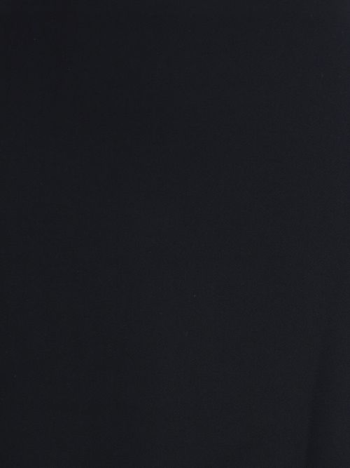 Draped Back Midi Dress — Black