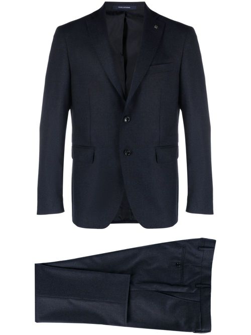 Notch-lapels single-breasted suit - Blue