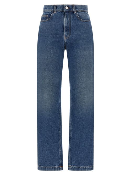 Straight Leg Jeans — blue