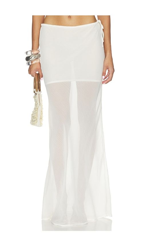 SNDYS ROCK TAMARA SHEER MAXI in White. Größe L. Also in M, S, XL