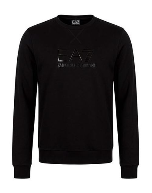 Woman Sweatshirt Black Size L Cotton, Elastane