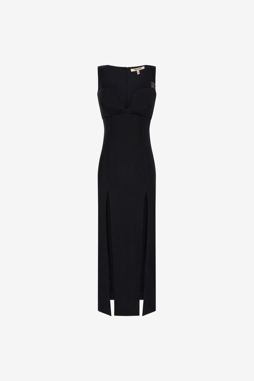 Midi Dress With Slits