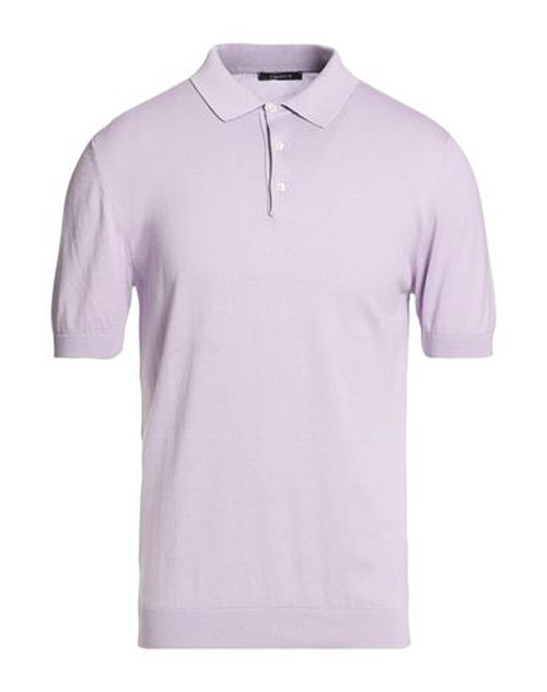 Man Sweater Lilac Size 42 Silk, Cotton