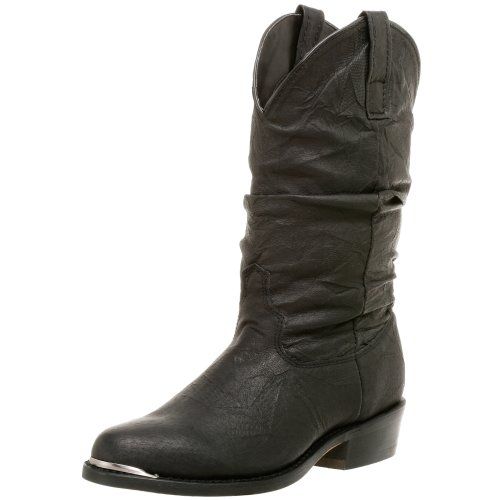 Dingo Mens Slouch Boot, Black,