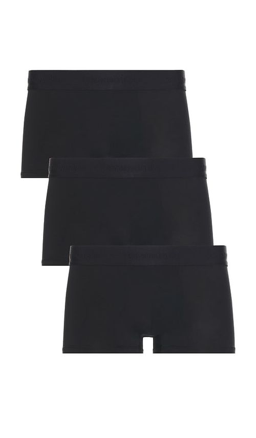 Commando Micro Modal Modern Fit 3 Pack Trunk in Black. -  XL/1X also in L