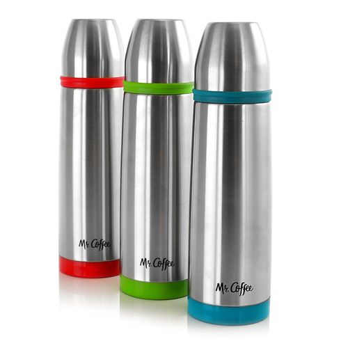 Altona 3 Piece 27 Ounce Stainless Steel Thermal Travel Bottles in Assorted Colors