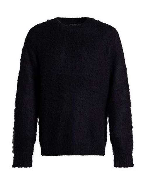 Man Sweater Black Size 44 Silk