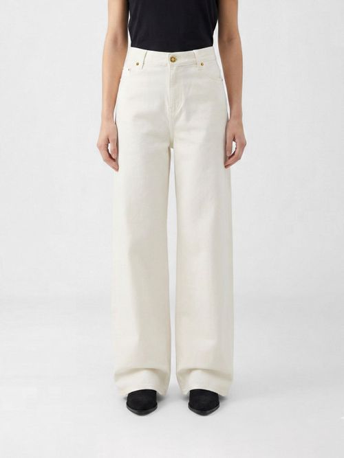 Jeans Woman color White